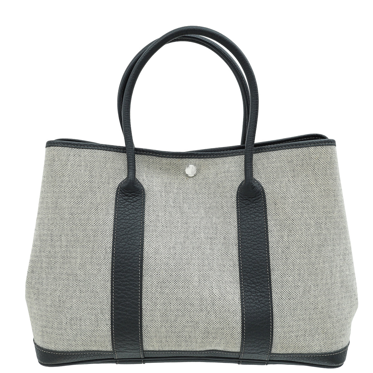 Hermes Bicolor Toile H Negonda Garden Party 36 Bag