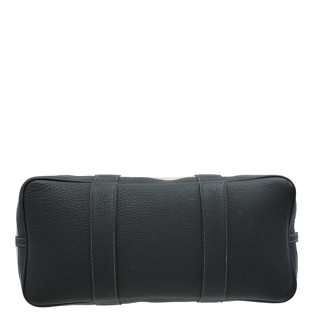 Hermes Bicolor Toile H Negonda Garden Party 36 Bag