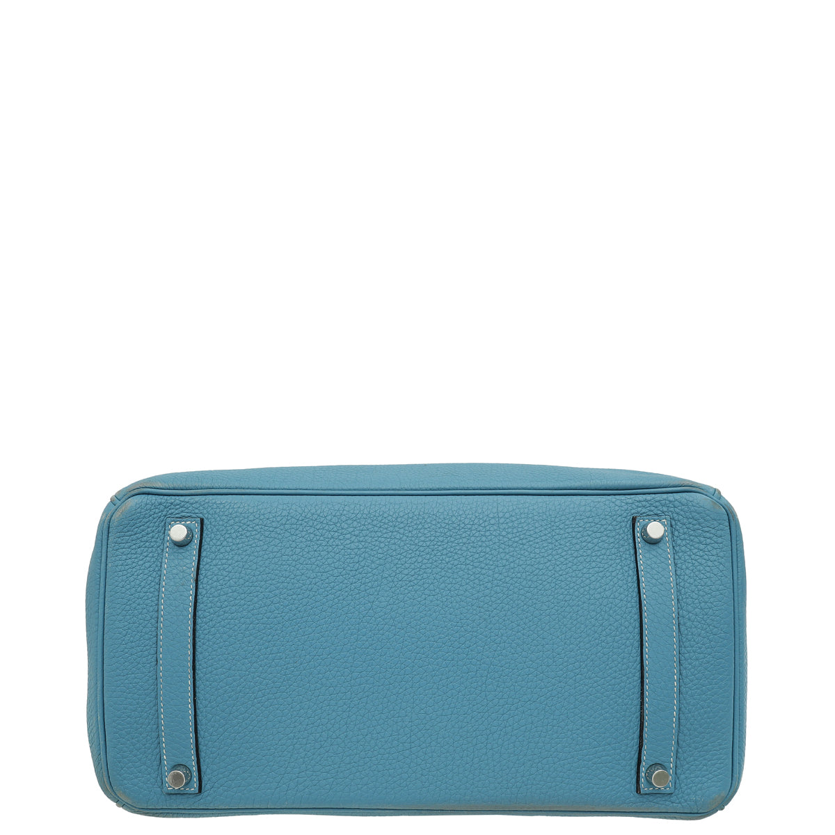 Hermes Blue Jean Retourne Birkin 35 Bag