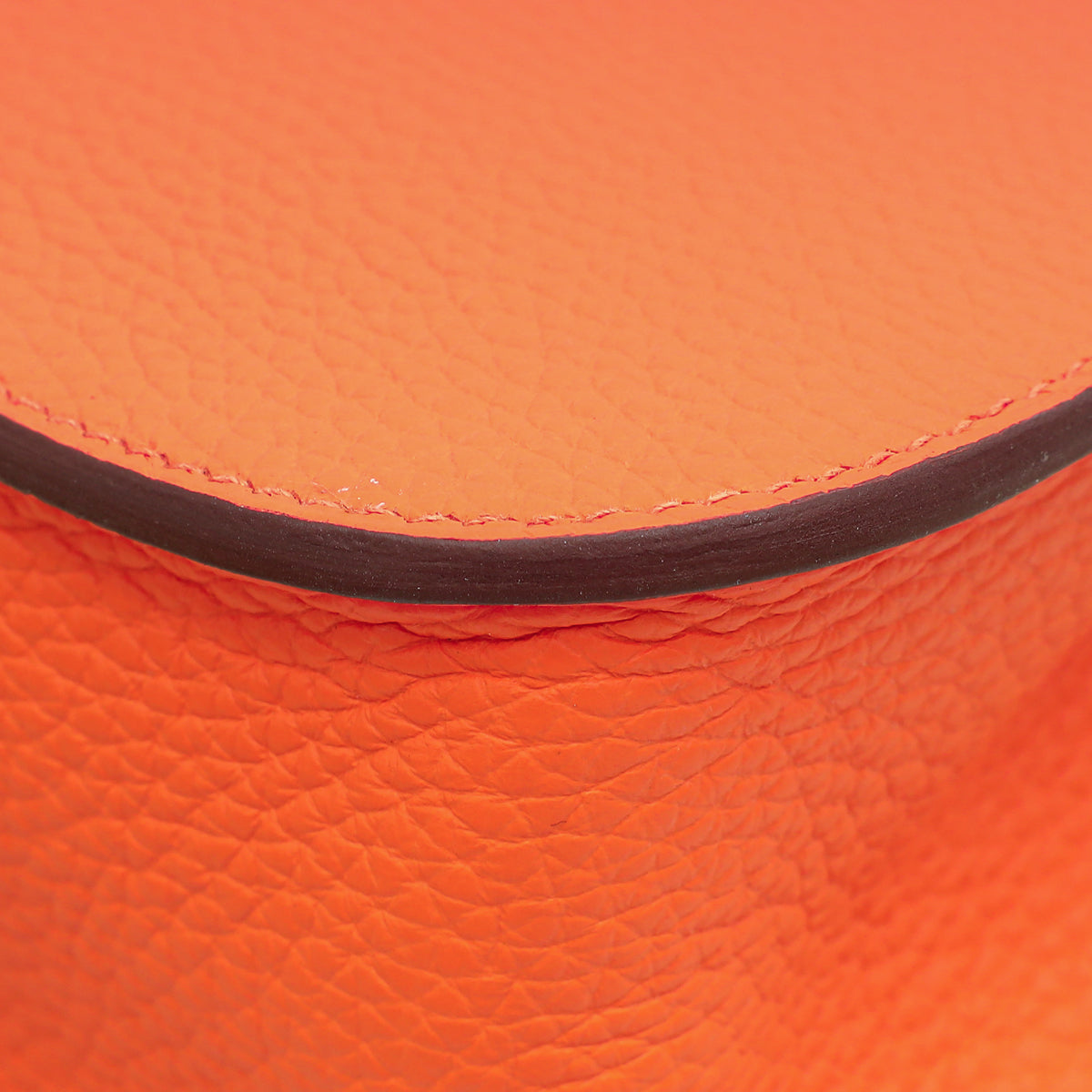 Hermes Orange Minimum Halzan 25 Bag