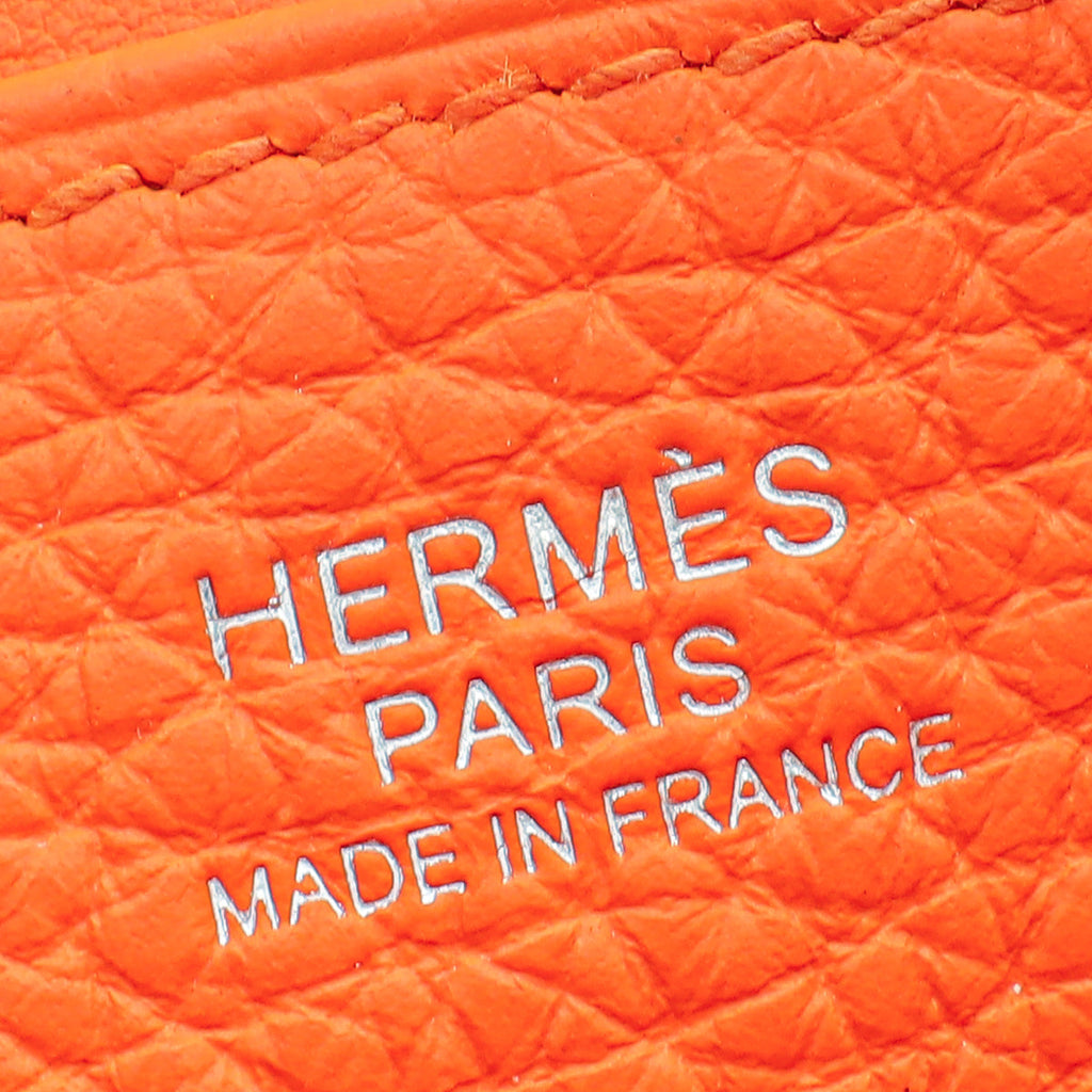 Hermes Orange Minimum Halzan 25 Bag