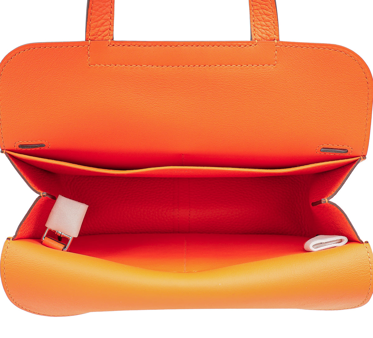 Hermes Orange Minimum Halzan 25 Bag