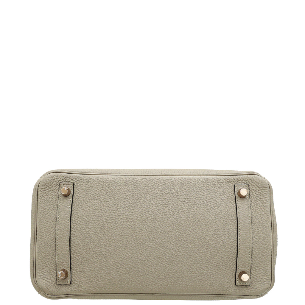 Hermes Gris Tourterelle Birkin 30 Bag