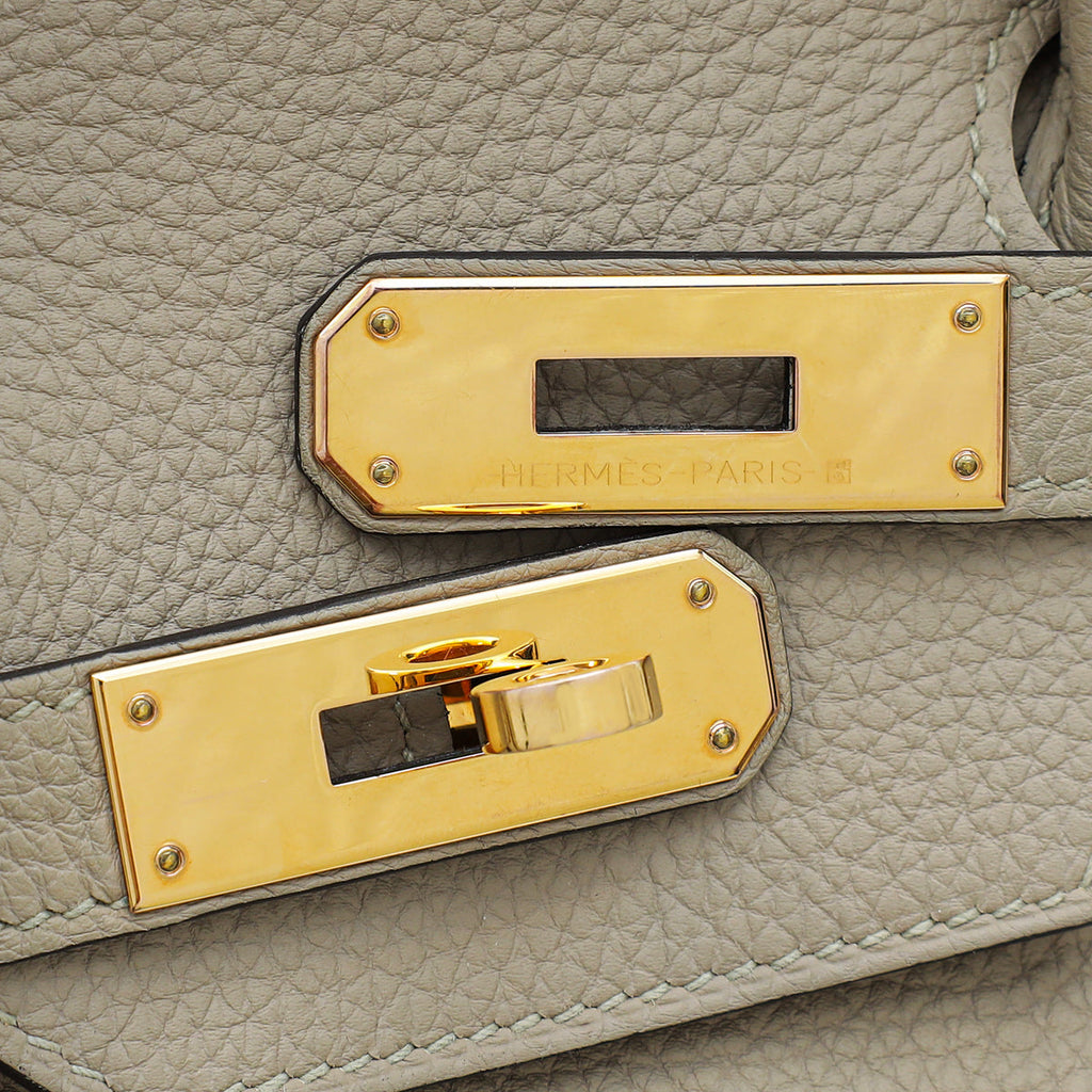 Hermes Gris Tourterelle Birkin 30 Bag