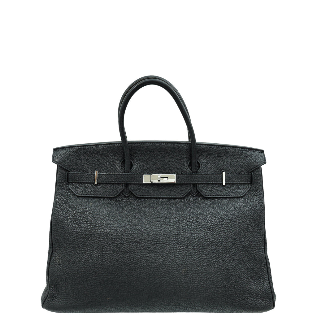 Hermes Noir Birkin 40 Bag