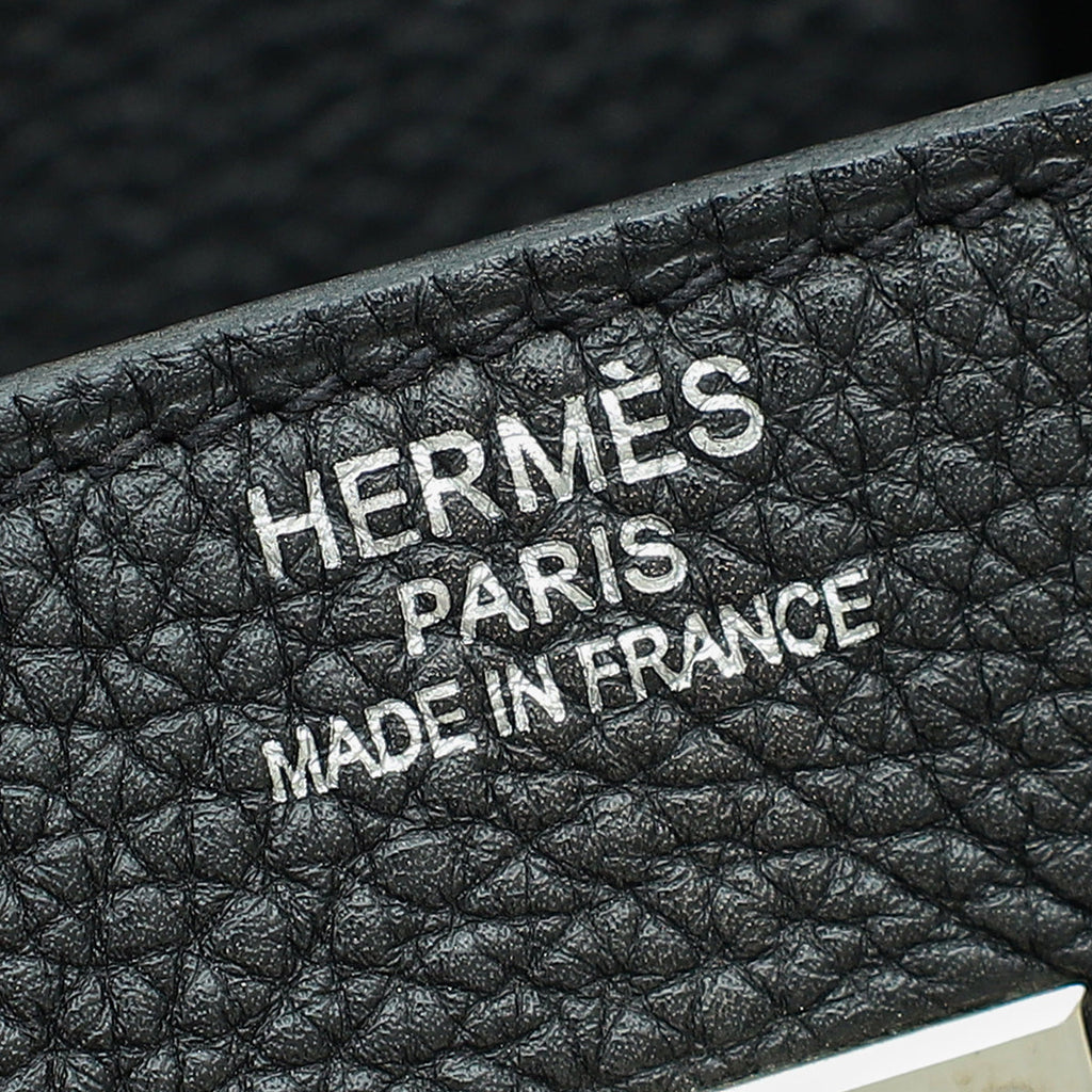 Hermes Noir Birkin 40 Bag