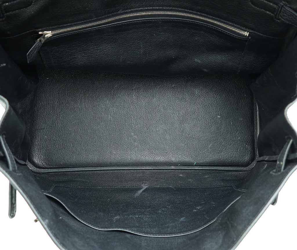 Hermes Noir Birkin 40 Bag
