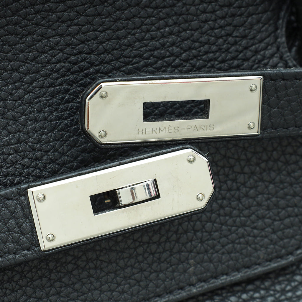 Hermes Noir Birkin 40 Bag