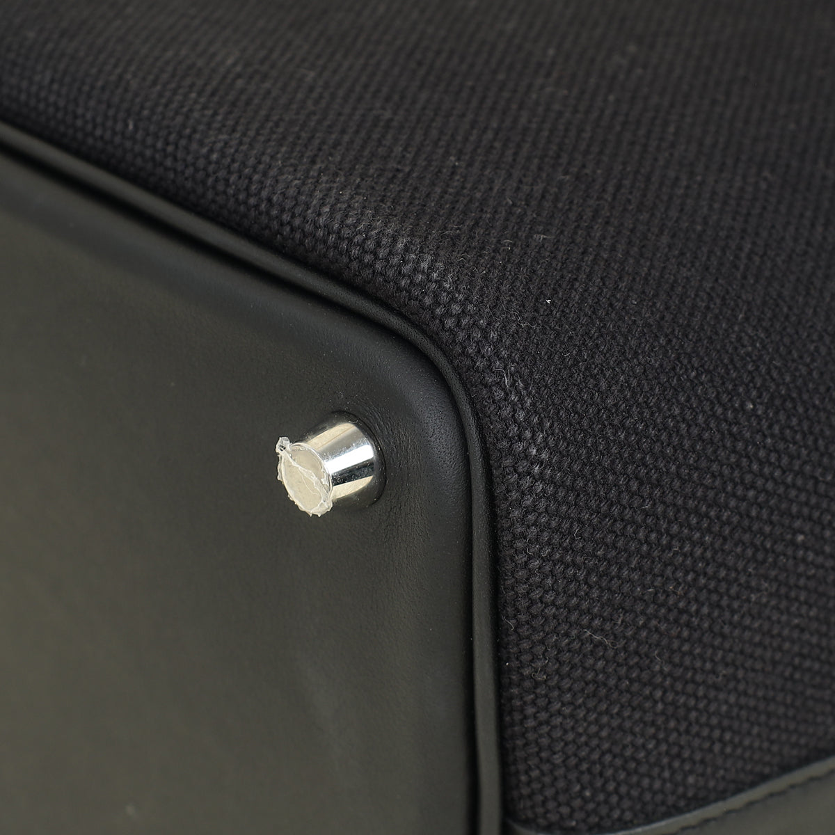 Hermes Noir Cargo Picotin Lock 18 Bag