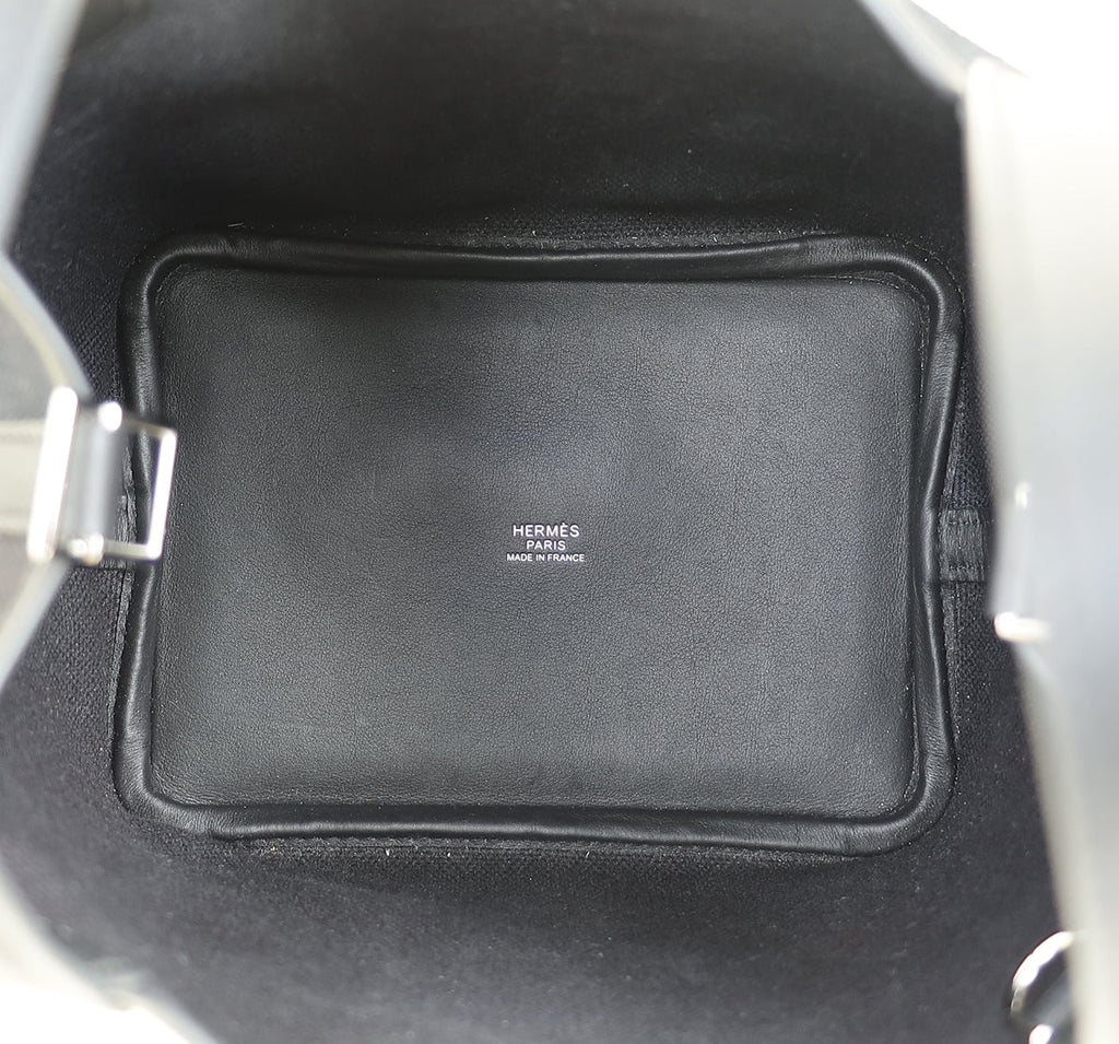 Hermes Noir Cargo Picotin Lock 18 Bag