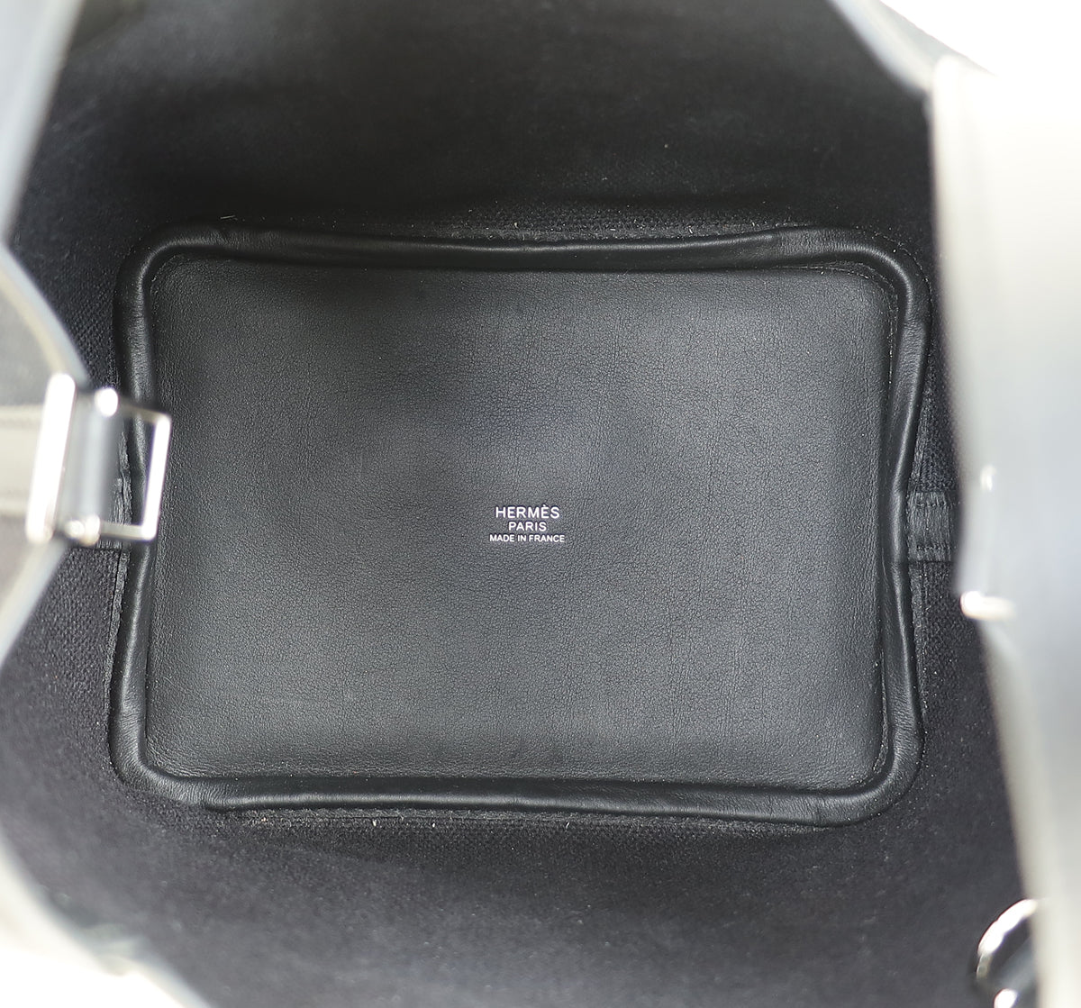 Hermes Noir Cargo Picotin Lock 18 Bag