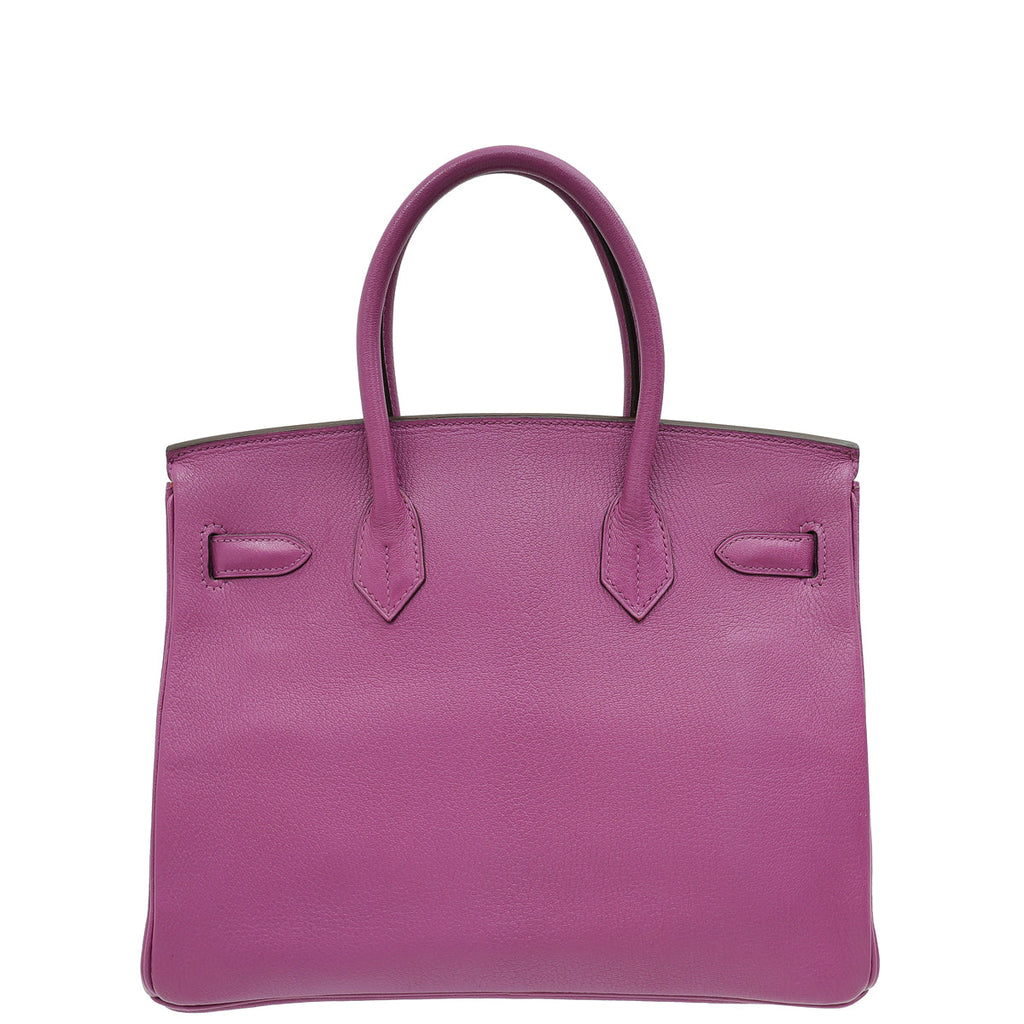 Hermes Cyclamen Birkin 30 Chevre Bag