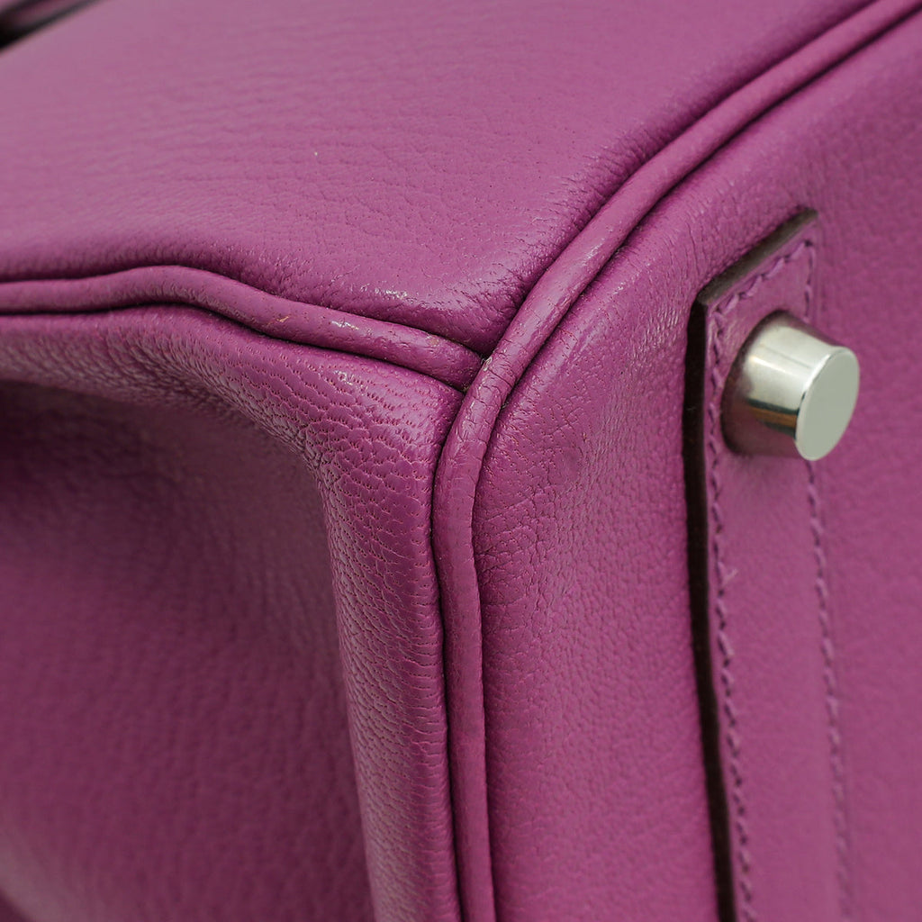 Hermes Cyclamen Birkin 30 Chevre Bag