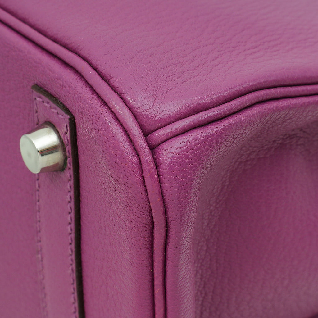 Hermes Cyclamen Birkin 30 Chevre Bag
