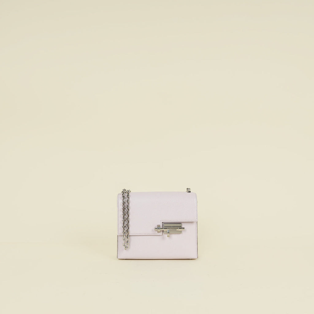 Hermes Mauve Pale Verrou Chaine Mini Bag