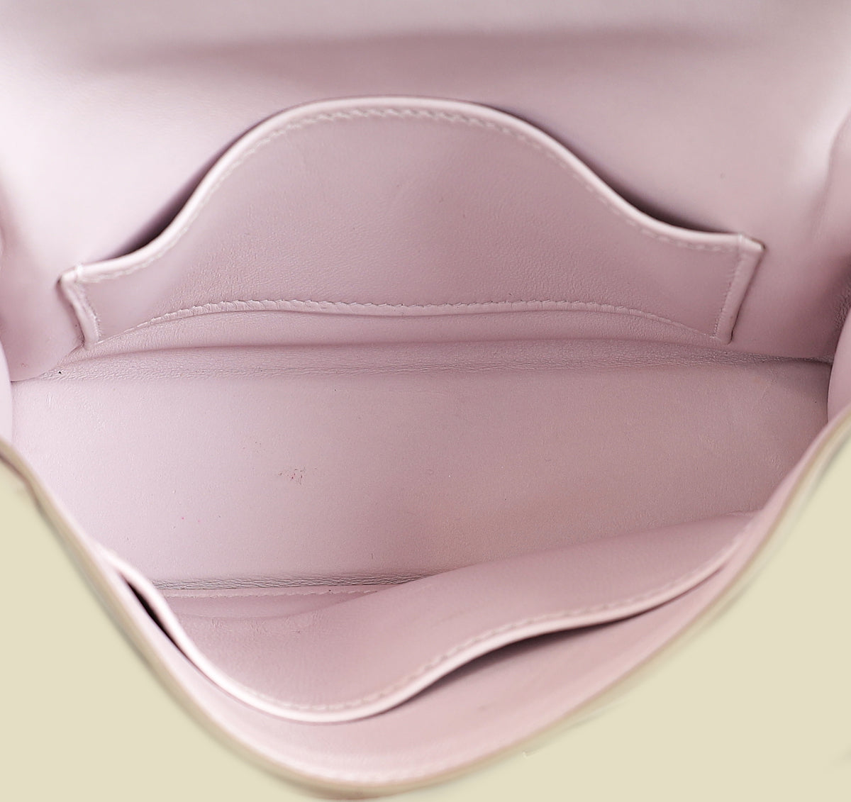 Hermes Mauve Pale Verrou Chaine Mini Bag