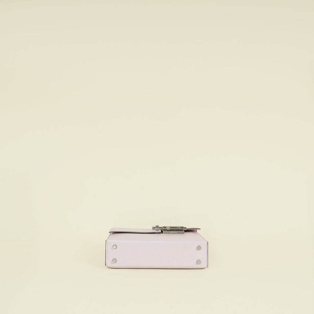 Hermes Mauve Pale Verrou Chaine Mini Bag