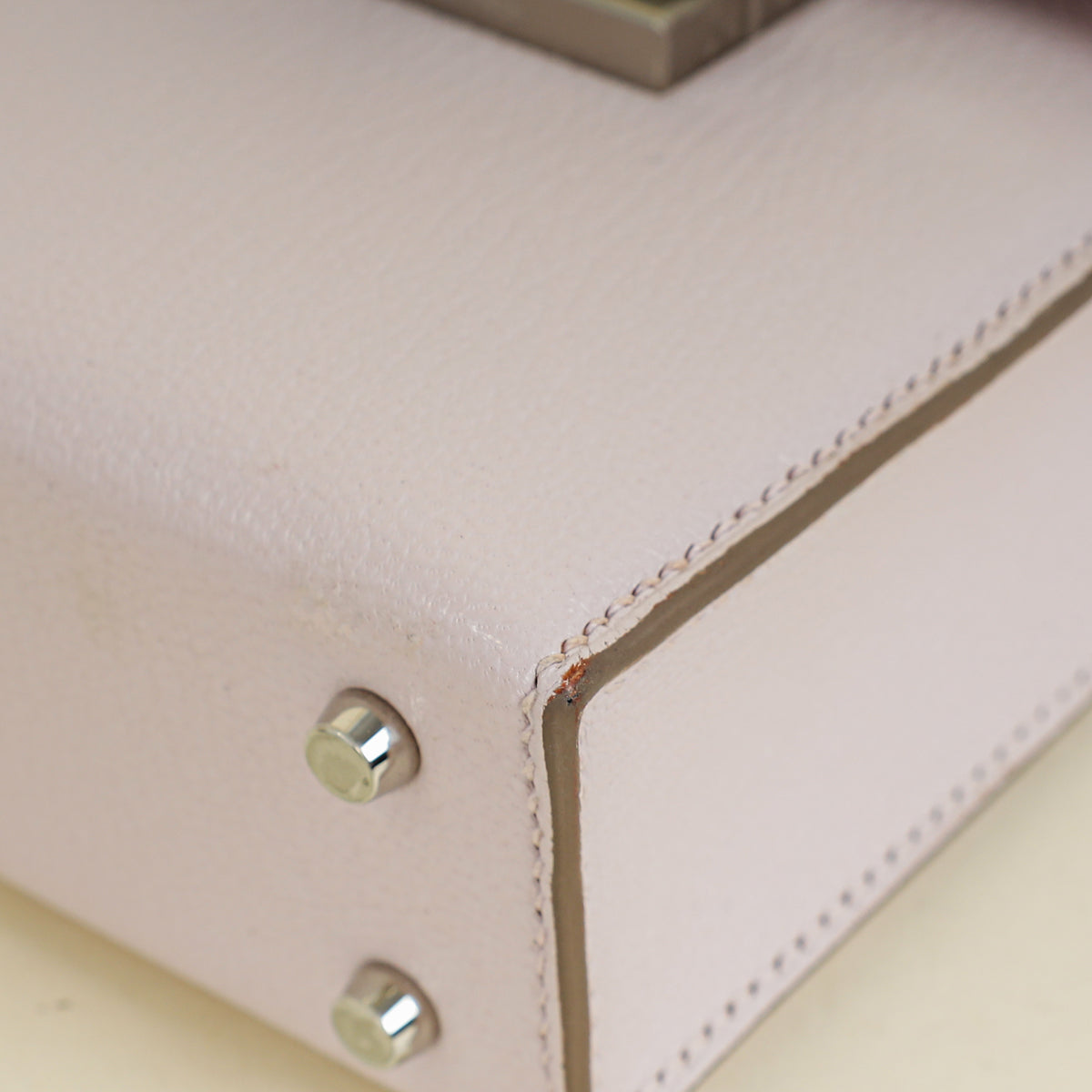 Hermes Mauve Pale Verrou Chaine Mini Bag