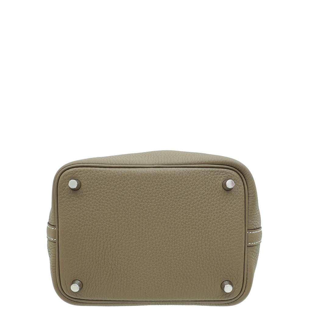 Hermes Etoupe Picotin lock 18 Bag