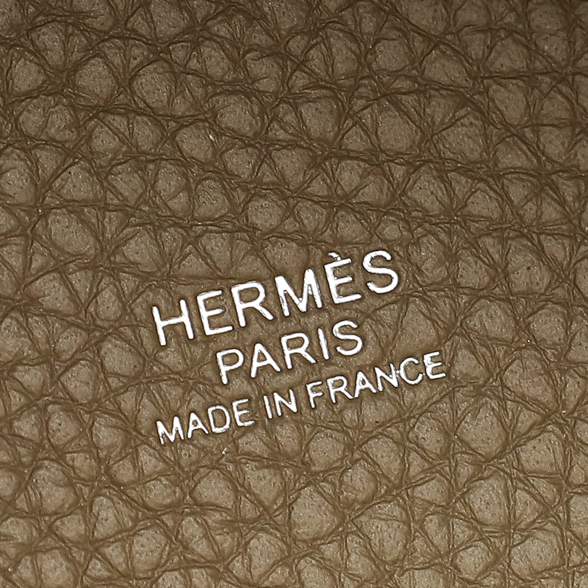Hermes Etoupe Picotin lock 18 Bag