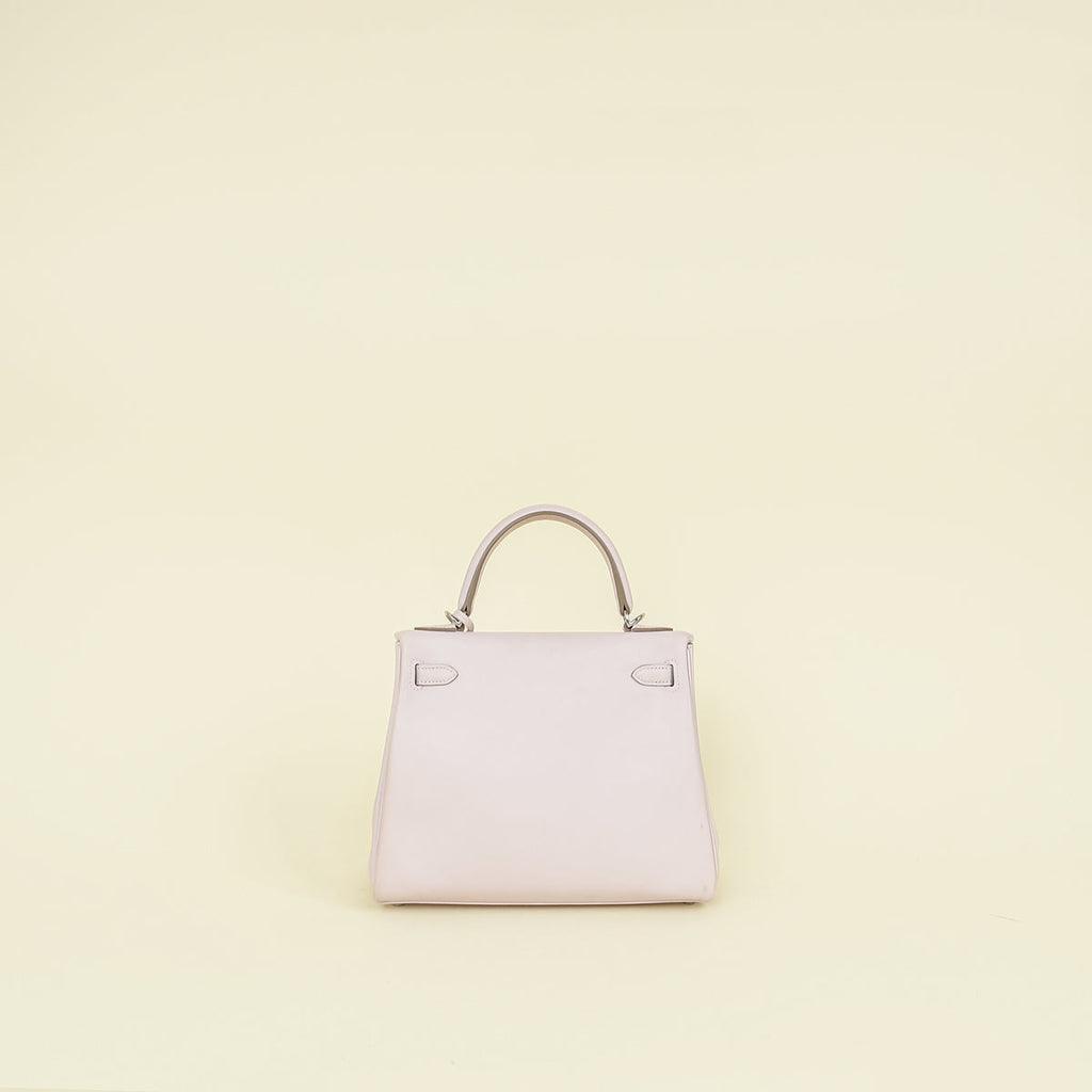 Hermes Mauve Pale Retourne Kelly 25 Bag