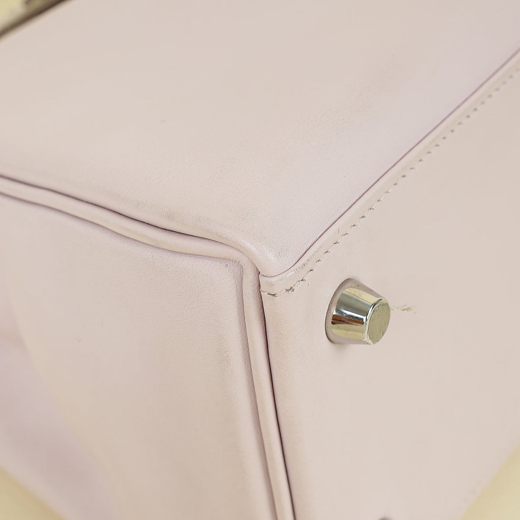 Hermes Mauve Pale Retourne Kelly 25 Bag