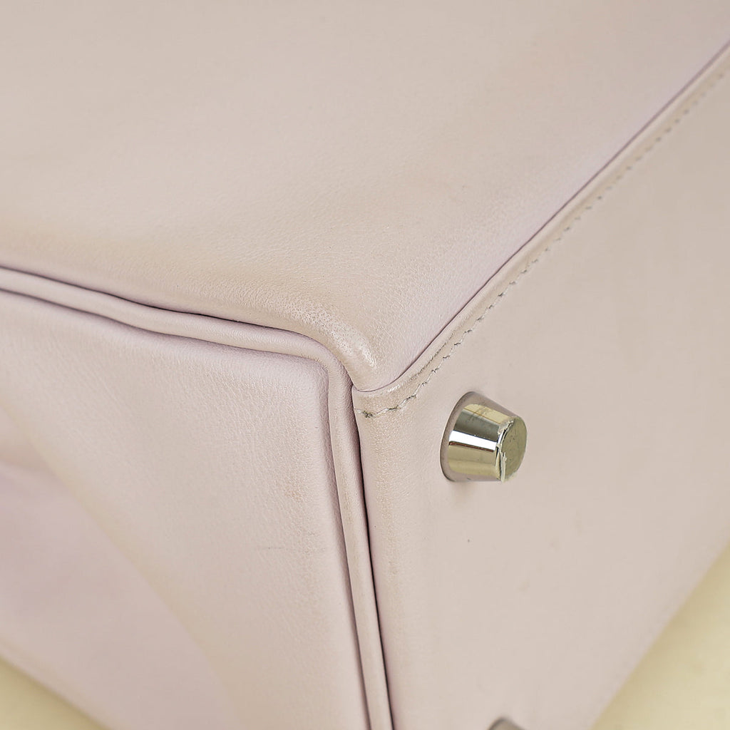 Hermes Mauve Pale Retourne Kelly 25 Bag