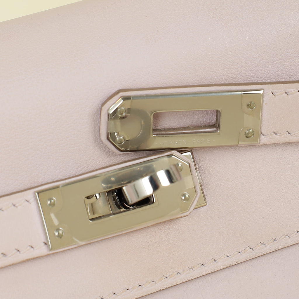 Hermes Mauve Pale Retourne Kelly 25 Bag
