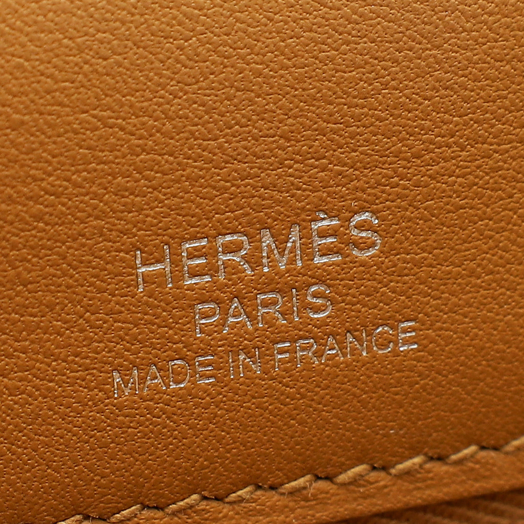 Hermes Bicolor Toile H Swift Kelly Sellier 28 Bag
