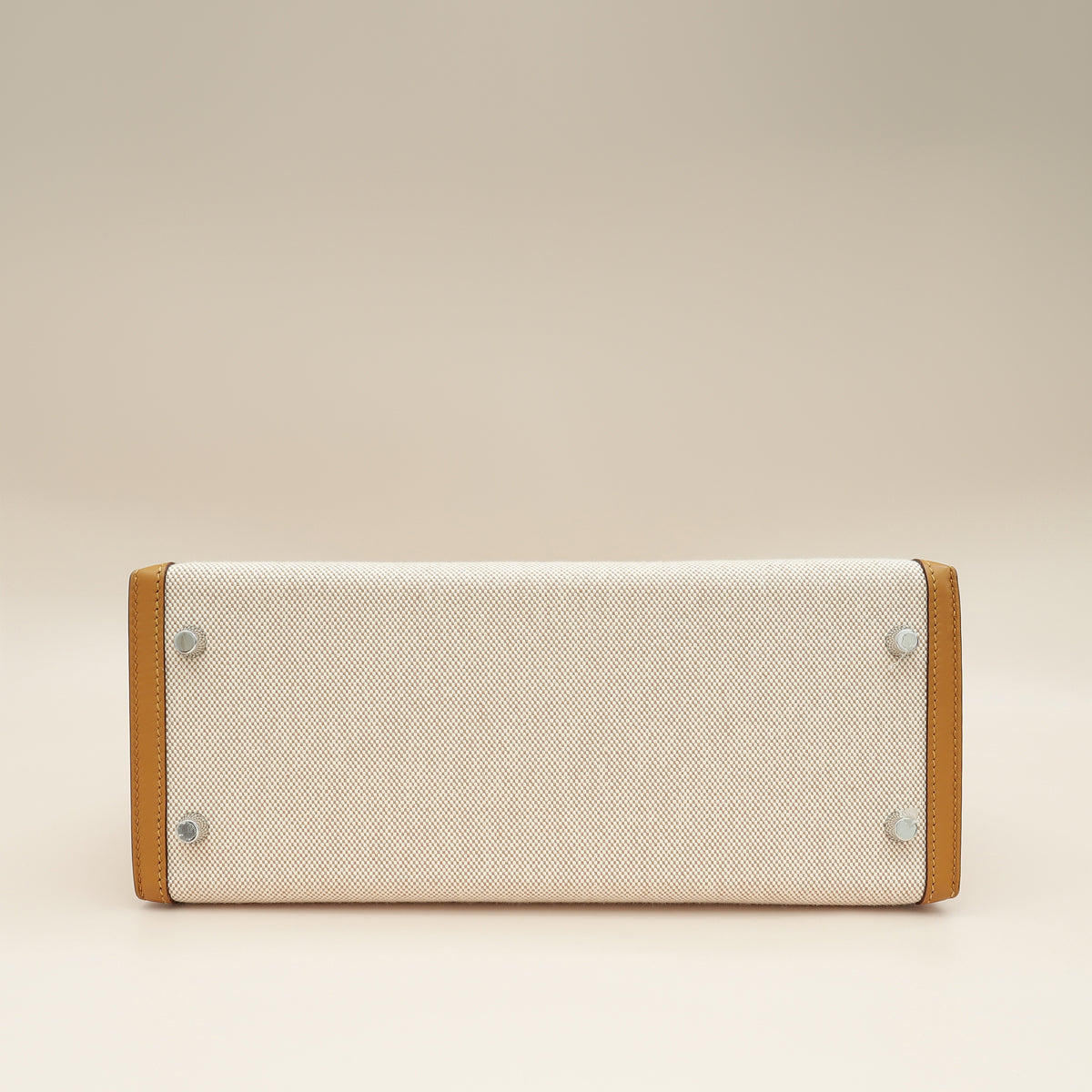Hermes Bicolor Toile H Swift Kelly Sellier 28 Bag