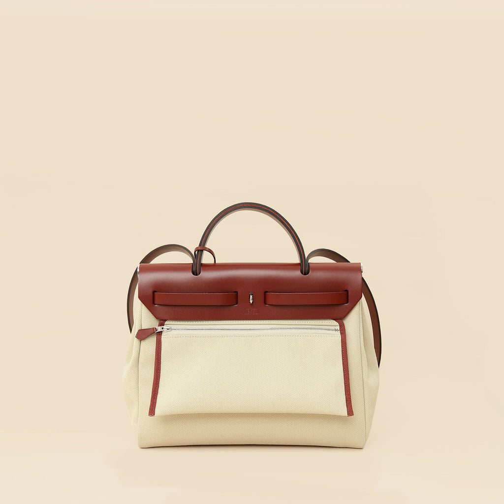 Hermes Bicolor Herbag Zip 31 Laque Bag