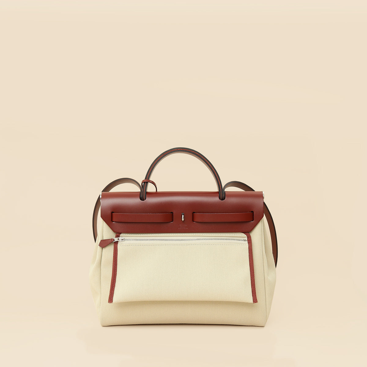 Hermes Bicolor Herbag Zip 31 Laque Bag