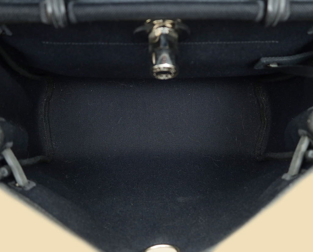 Hermes Noir Herbag Zip 31 Retourne Vache Hunter Bag
