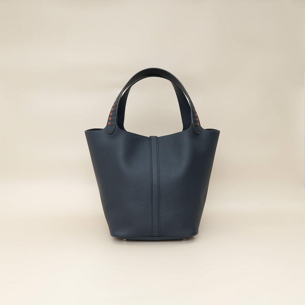 Hermes Tricolor Picotin Lock 22 Tressage Bag
