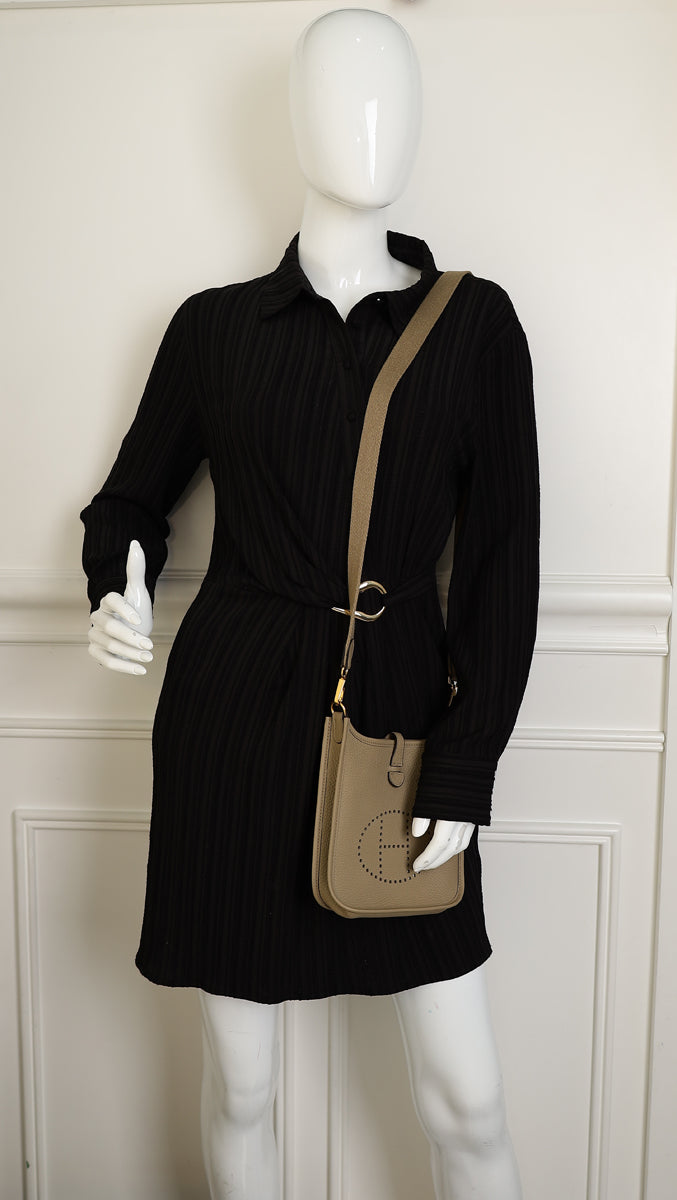 Hermes Evelyne Sauge Taurillon Clemence TPM Bag