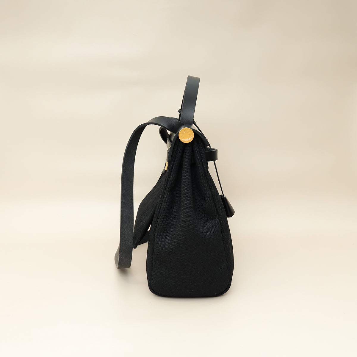 Hermes Noir Herbag Zip 31 Retourne Vache Hunter PM Bag
