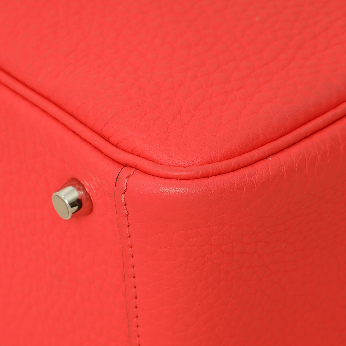 Hermes Rose Texas Lindy Mini Bag W/ Sangle Maxi Quadrille Strap