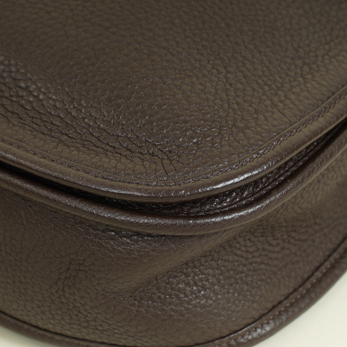 Hermes Chocolate Evelyne III PM Bag