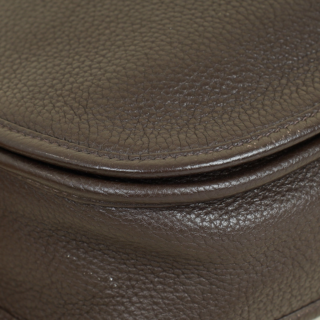 Hermes Chocolate Evelyne III PM Bag
