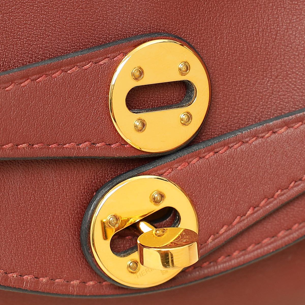 Hermes Bicolor Swift Mini Lindy Verso Bag