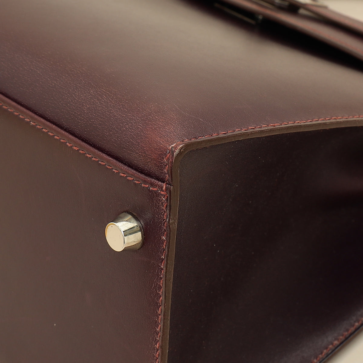 Hermes Raisin Sellier Kelly 32 Bag