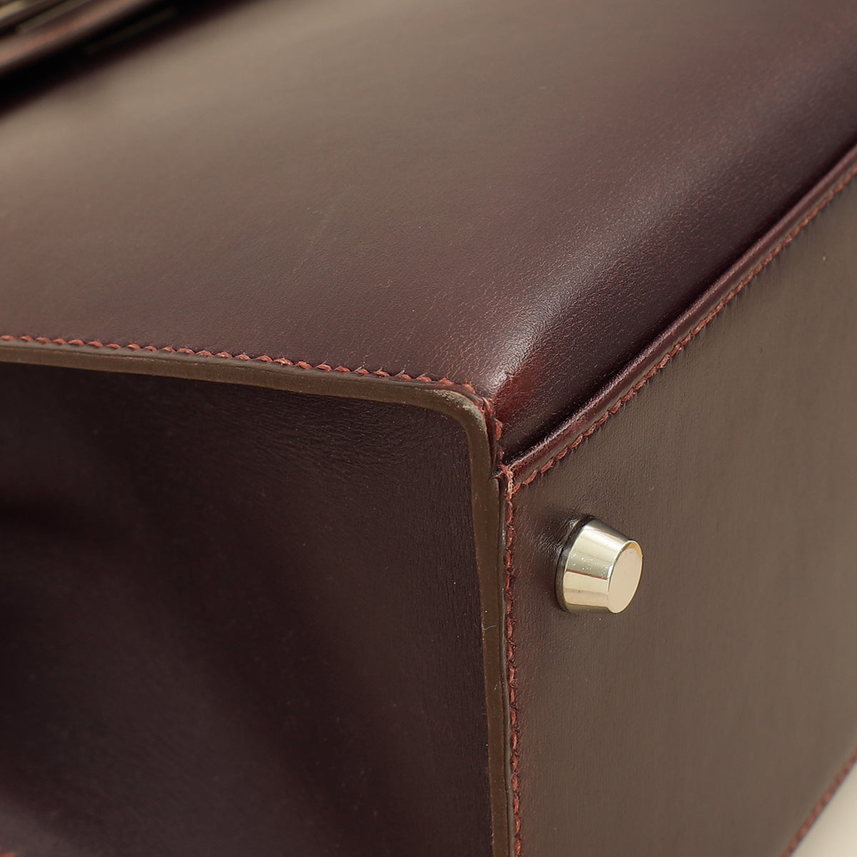 Hermes Raisin Sellier Kelly 32 Bag