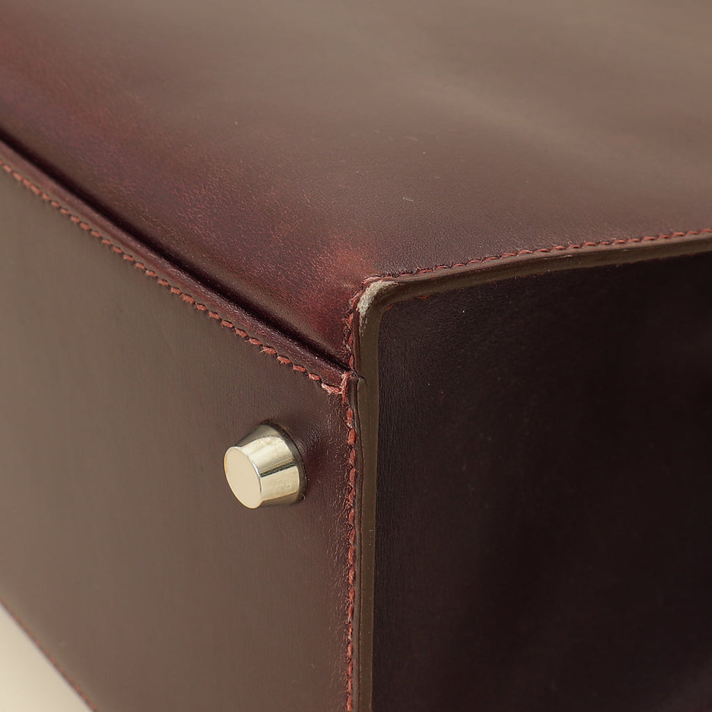 Hermes Raisin Sellier Kelly 32 Bag