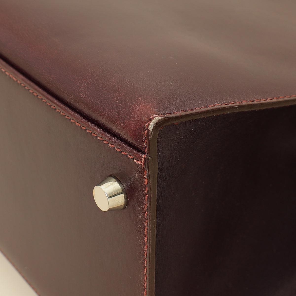 Hermes Raisin Sellier Kelly 32 Bag