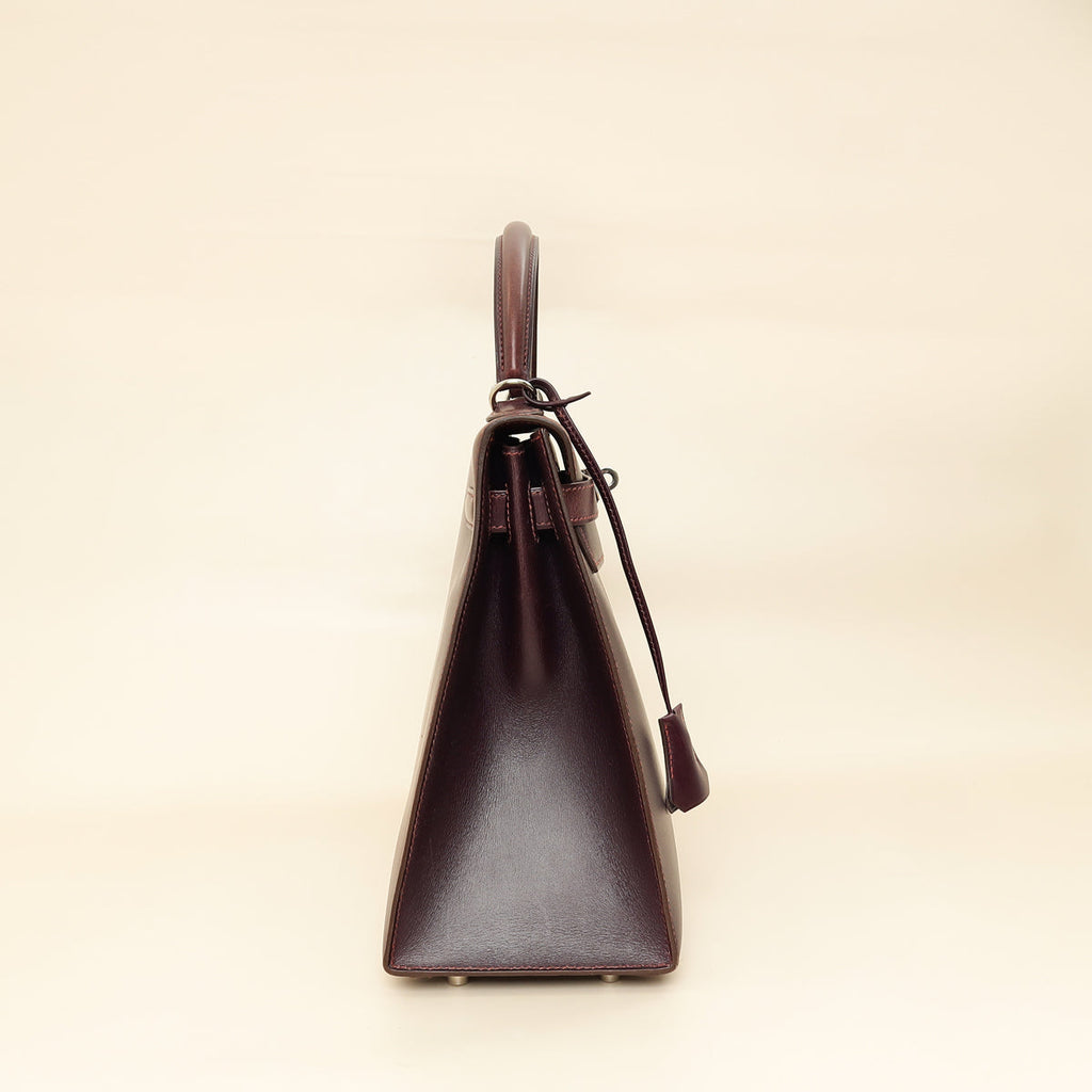 Hermes Raisin Sellier Kelly 32 Bag