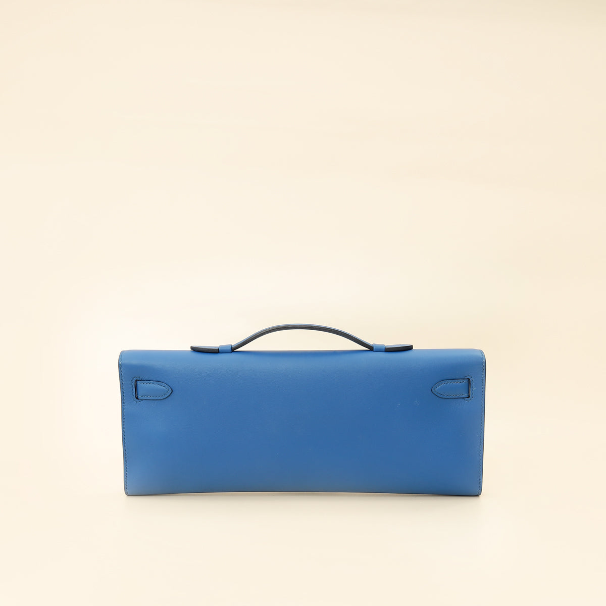 Hermes Bleu Izmir Kelly Cut Clutch