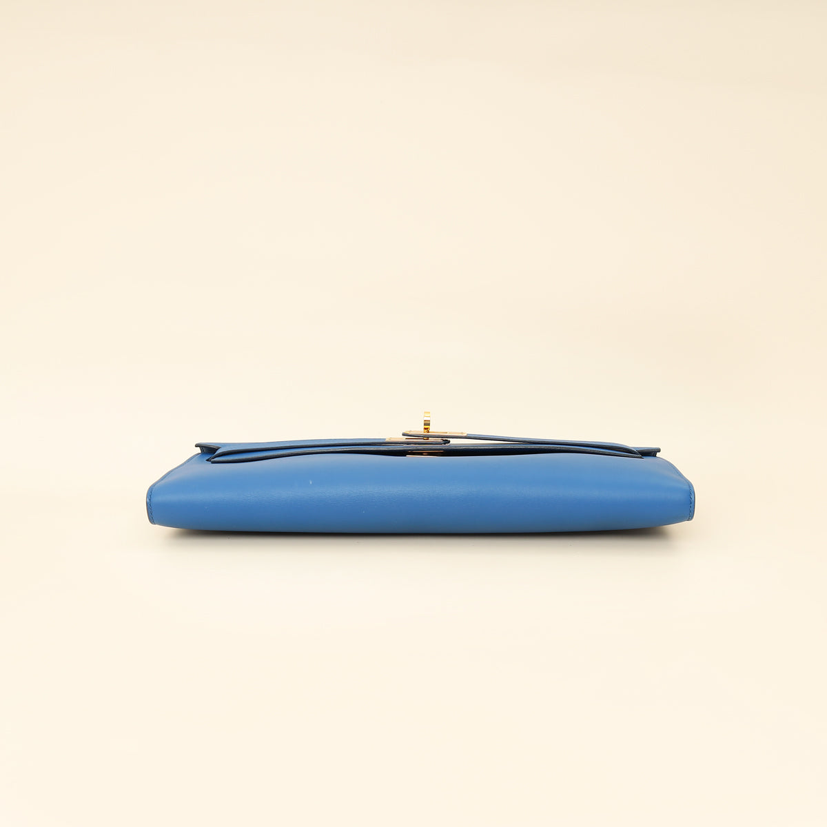 Hermes Bleu Izmir Kelly Cut Clutch
