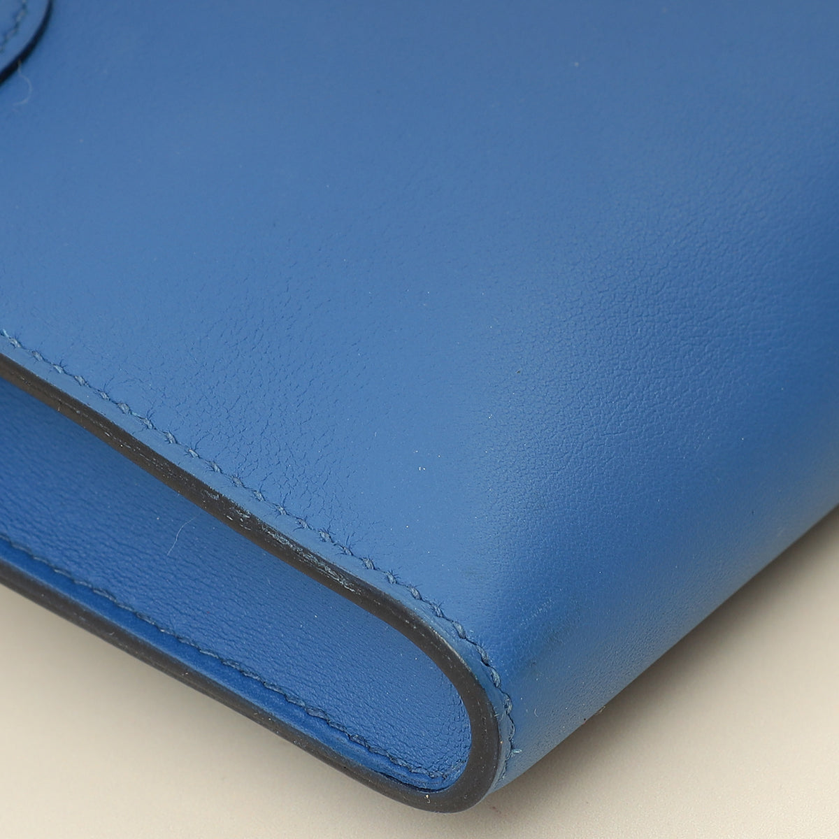 Hermes Bleu Izmir Kelly Cut Clutch