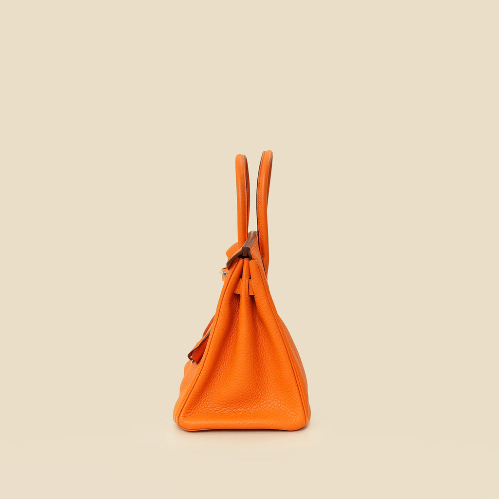 Hermes Orange Birkin 30 Bag
