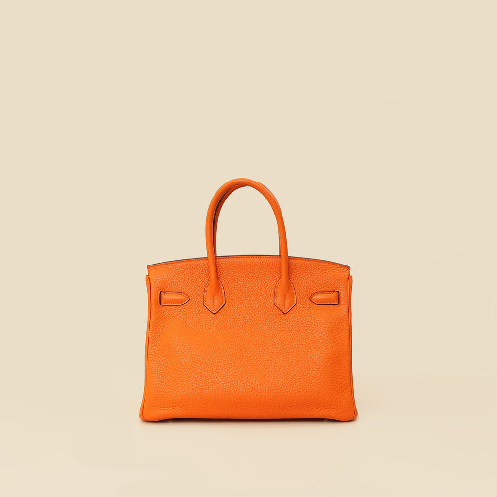 Hermes Orange Birkin 30 Bag